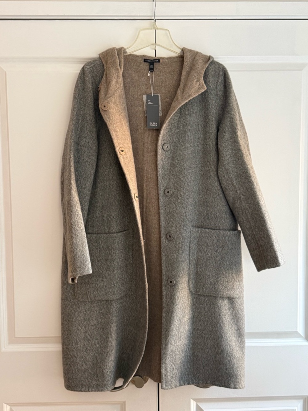 Eileen Fisher Alpaca Doubleface-Brand New With Tags